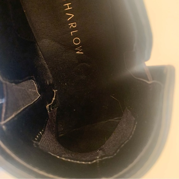 Harlow black  short ankle boot womanβs size 6 - Picture 9 of 12